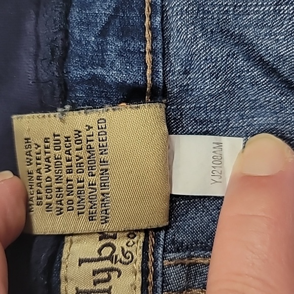 Hybrid & Company Women Super Stretchy Maternity Jeans PM5471GRSK Size XL - Picture 12 of 14